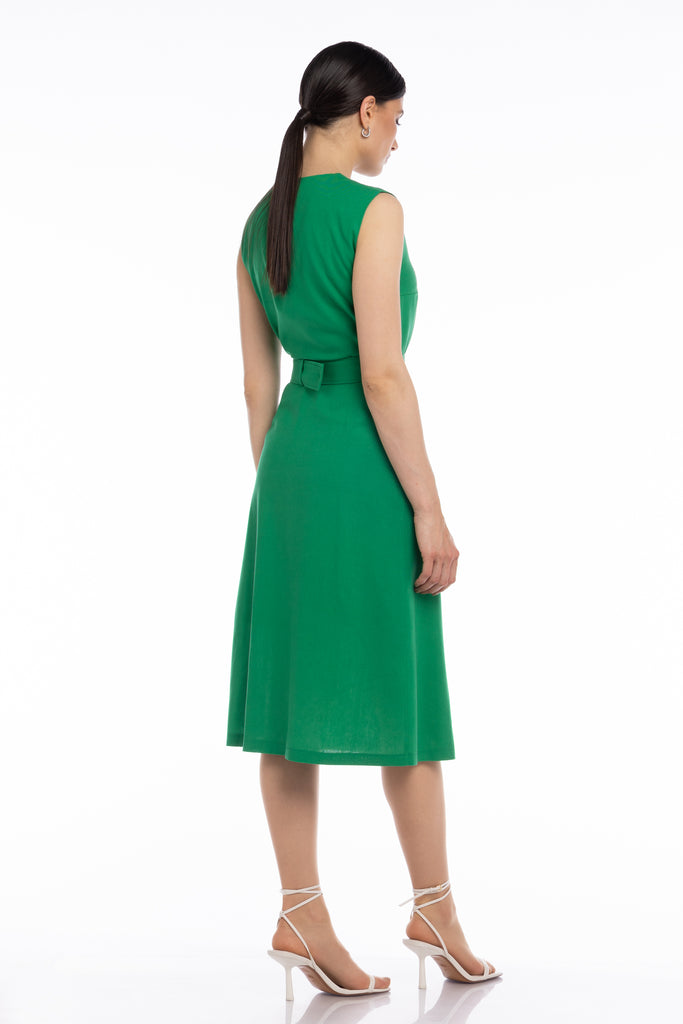 Rochie de in tip sarafan - verde