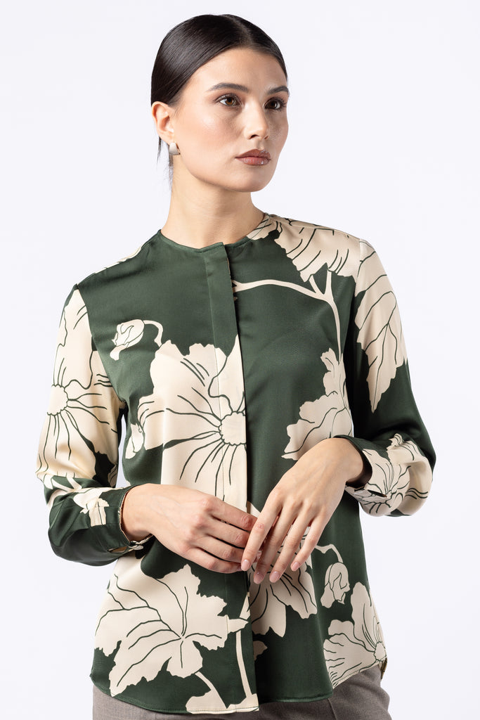 Bluza cu imprimeu floral