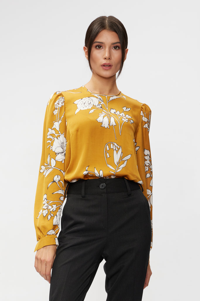 Bluza cu imprimeu floral