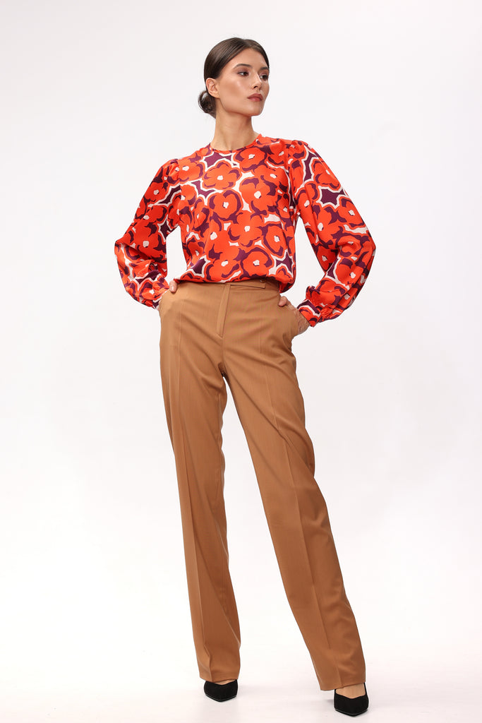 Bluza cu imprimeu floral